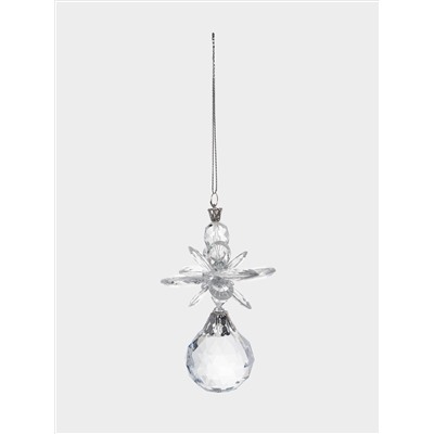 Игрушка елочная, 6x11 см, акрил, Хрустальный шар, Event