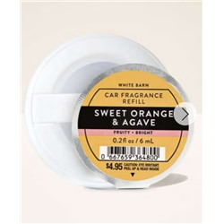 Sweet Orange & Agave Car Fragrance Refill