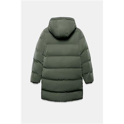 SEMI-LONG RUBBERISED WINDPROOF ANORAK