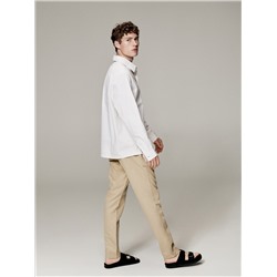 Chino-Jogger mit hohem Leinenanteil