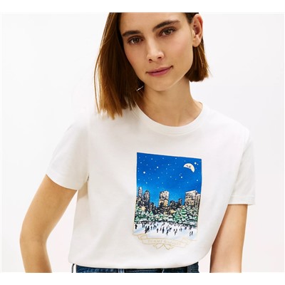 Winter Scene Graphic T-Shirt