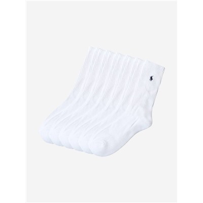 Удобные и дышащие, антибактериальные высокие носки Pol*o Ralp*h Laure*n Экспорт