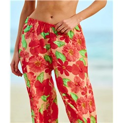 Pantalón ancho con estampado