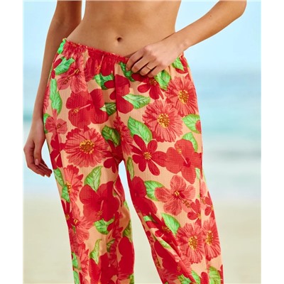 Pantalón ancho con estampado