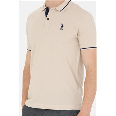 Erkek Taş Basic Polo Yaka Tişört