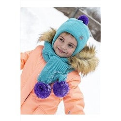 Шапка 11з6821 бирюзовый #289117