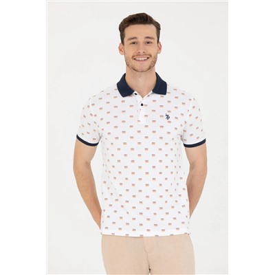 Erkek Beyaz Polo Yaka Tişört