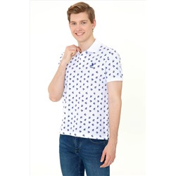 Erkek Beyaz Polo Yaka Tişört