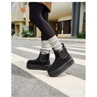 Зимние ботинки на толстой подошве  УГ*Г