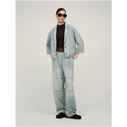 Голубой жакет из денима