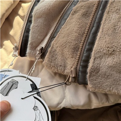 Детская двусторонняя куртка с капюшоном, экспорт в Японию