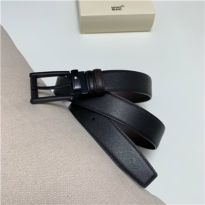 Мужской двухсторонний ремень  Mon*t Blan*c