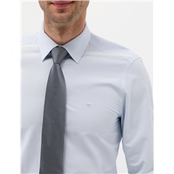 Açık Mavi Slim Fit Uzun Kollu Basic Gömlek