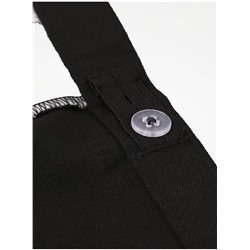 Boys Black Regular Leg School Trousers 2 Pack