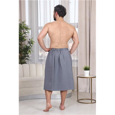 Накидка вафельная мужская однотонная