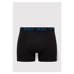 Mavi 5li Siyah Basic Boxer 0910619-900