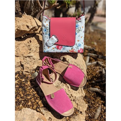 AB.Zapatos · 966 · FUXIA+Vera pelle flores fuxia АКЦИЯ