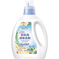 Mitsuei Гель для стирки Herbal Three PLUS с кондиционером аромат розы и фруктов, 2 кг бутылка