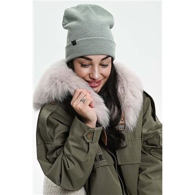 Шапка теплая в рубчик