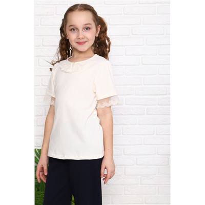 Олеся короткий рукав блузка детская