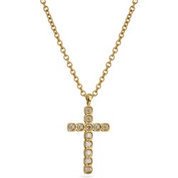 Кулон Теннис (кристаллы SW шампань 4мм; покрытие золото) 50-55см, Есть комплект