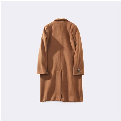 Женское шерстяное полупальто Ralp*h Laure*n средней длины, с нашивками и вышивкой