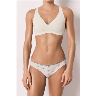 Pack 7 bragas clásicas algodón rosa y verde