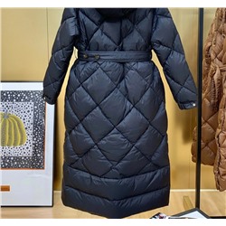 Новая осенне-зимняя новая простая длинная пуховая куртка с капюшоном