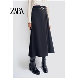 Женская юбка макси А-силуэта с завышенной талией ZAR*A