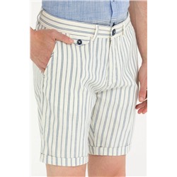 Erkek Lacivert Dokuma Şort