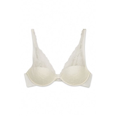 Sujetador halter encaje blanco INTUITIVE