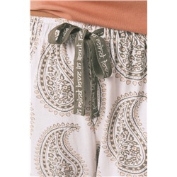 Pantalón largo 100% algodón paisley