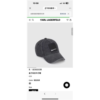 Кепка   распродажа  1:1 karl