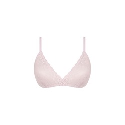 Sujetador triangular NATURAL encaje rosa
