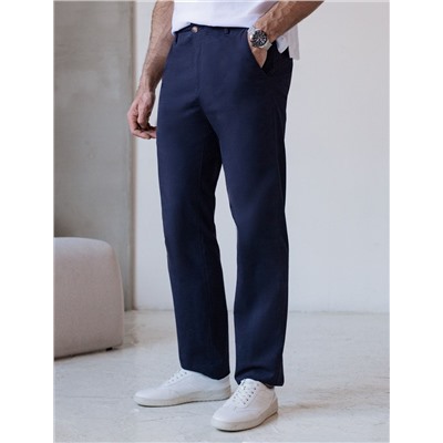 Брюки-чиносы из эластичного твилла