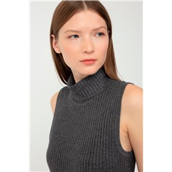 Top Gris oscuro jaspeado
