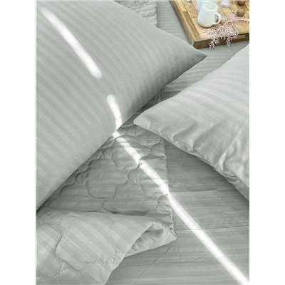 Комплект постельного белья с одеялом New Style КМ-210 серый