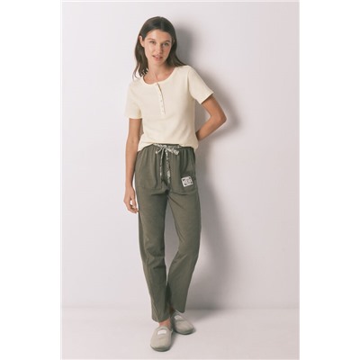 Camiseta manga corta algodón amarilla