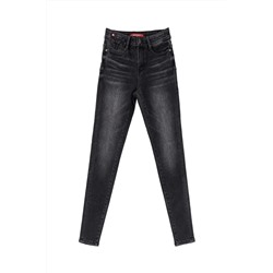 Vaquero skinny fit 7/8 Negro