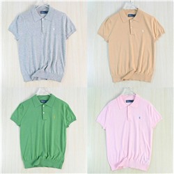 Женское трикотажное поло с коротким рукавом 9 цветов РАЛЬ*Ф Л