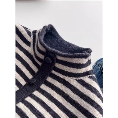 Полосатый кардиган для девочек. Тренд 2026