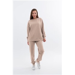Женский костюм оверсайз из футера двухнитки Happyfox