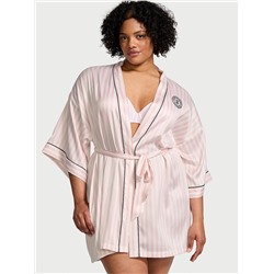 Victoria's Secret Satin Short Piped Robe