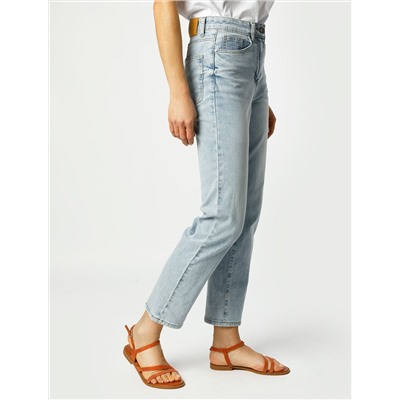 Прямые джинсы из эластичного денима