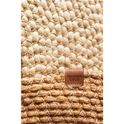 Janvry Yuvarlak Kilim - Bej/Krem - 120 cm