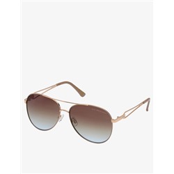 LADIES CLASSIC METAL RIM AVIATOR SUNGLASSES