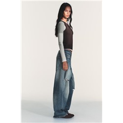 CAMISETA EFECTO TRIPLE MANGA LARGA