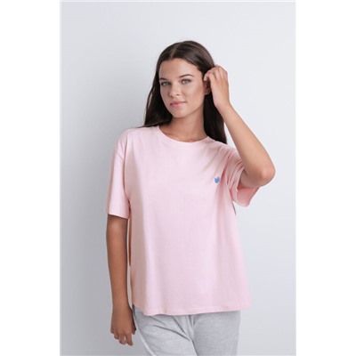 Pijama algodón estampado rosa