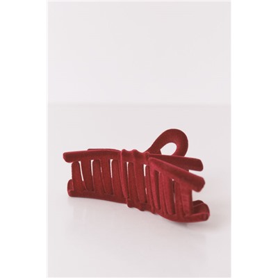 Pinza grande lazo burgundy