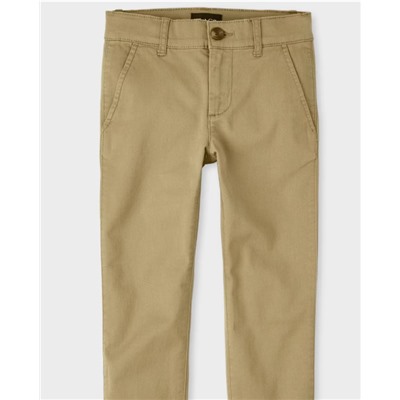 Boys Uniform Stretch Skinny Chino Pants - blue